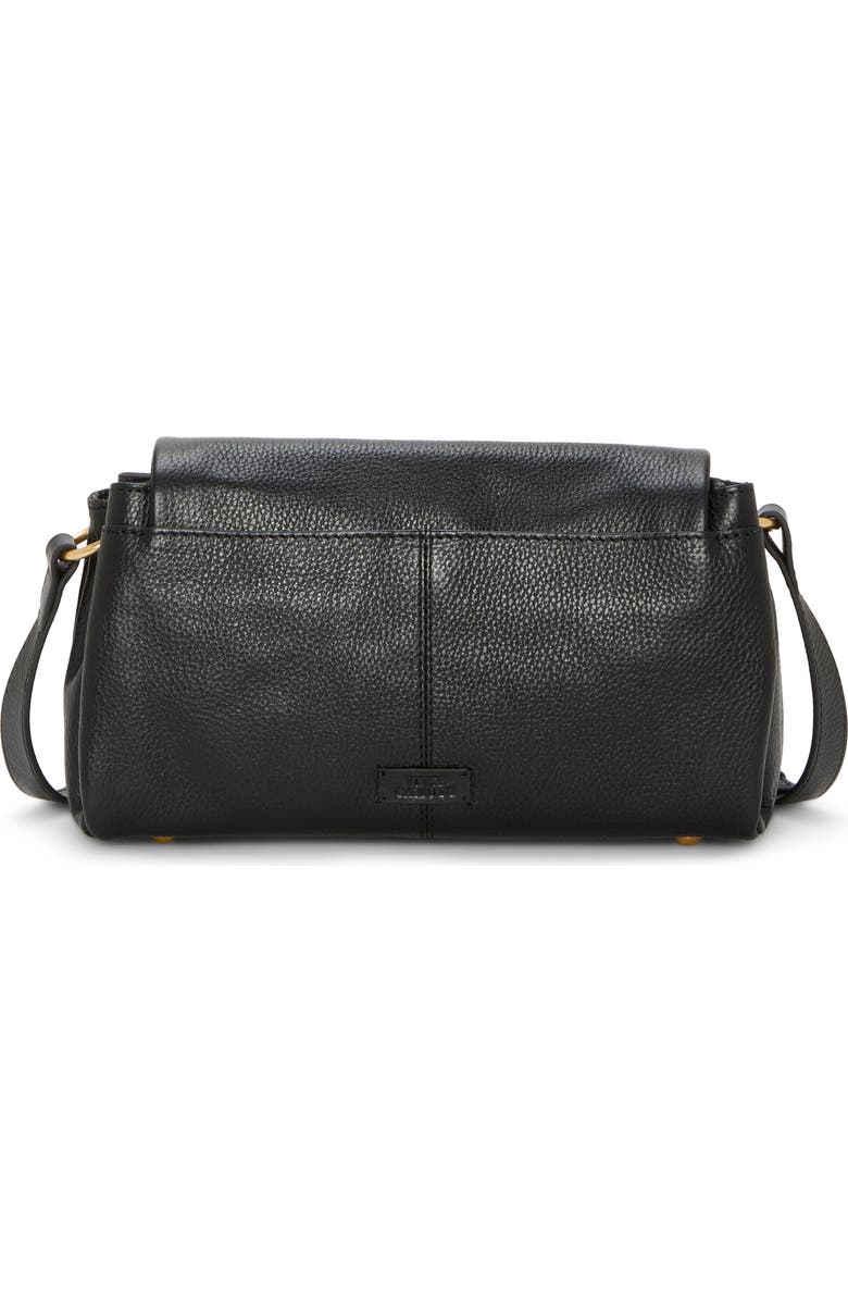 Vince Camuto Medna Leather Crossbody Bag, Alternate, color, Black