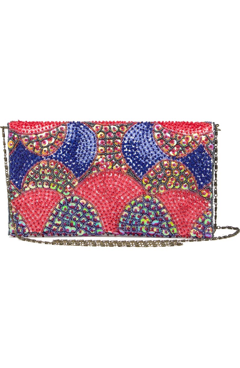 G-lish Beaded Clutch, Alternate, color,