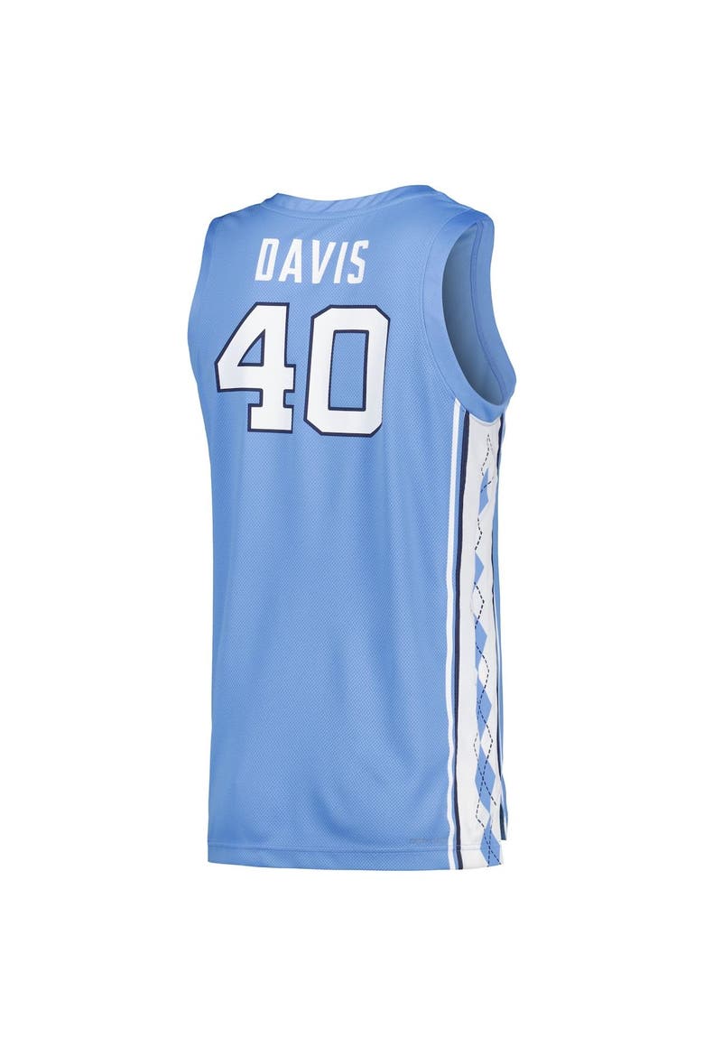 Men's Jordan Brand Hubert Davis Carolina Blue North Carolina Tar Heels Replica Basketball Player Jersey, Alternate, color, Light Blue