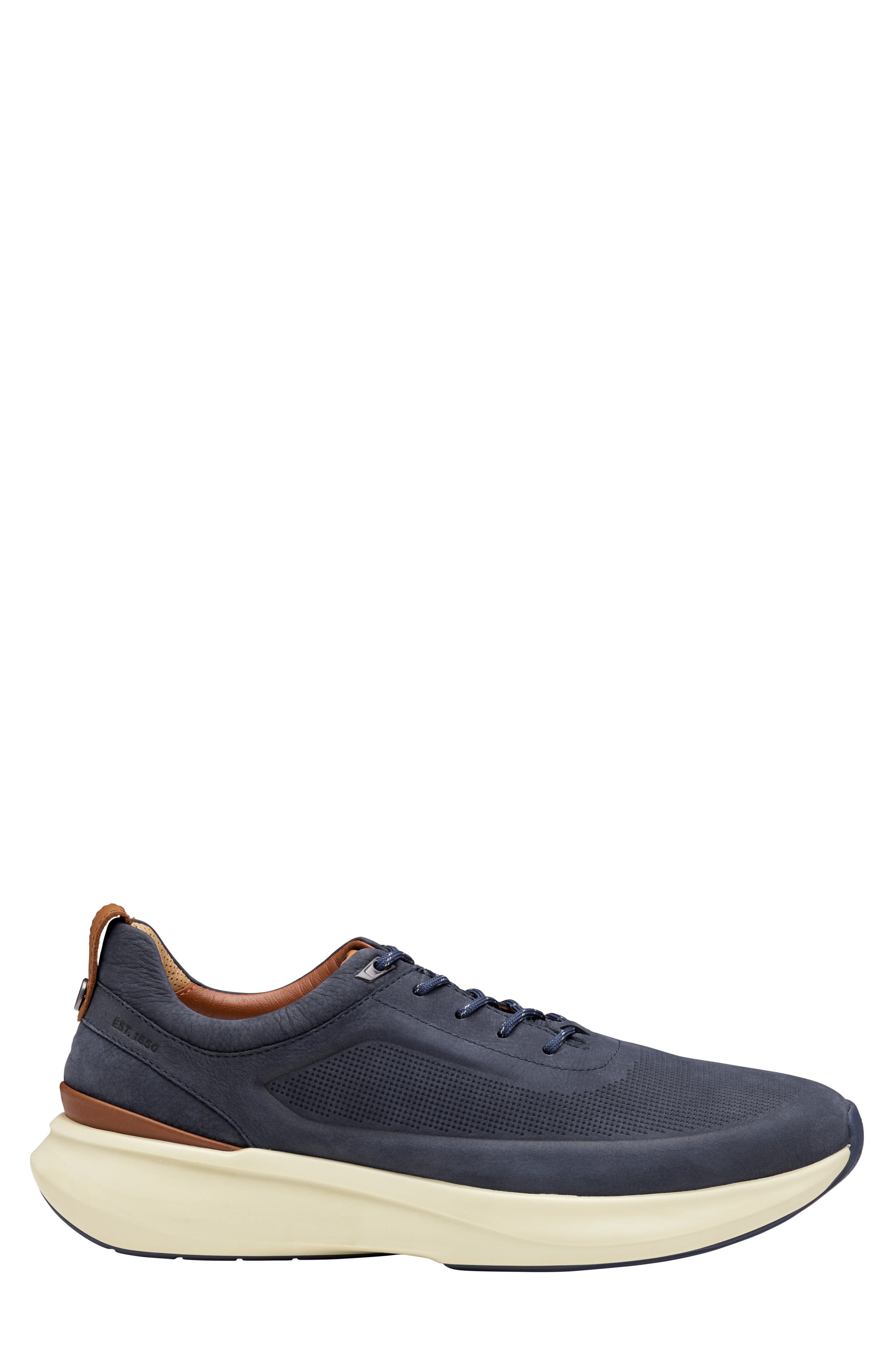 Declan Waterproof Sneaker, Alternate, color, NAVY WATERPROOF NUBUCK