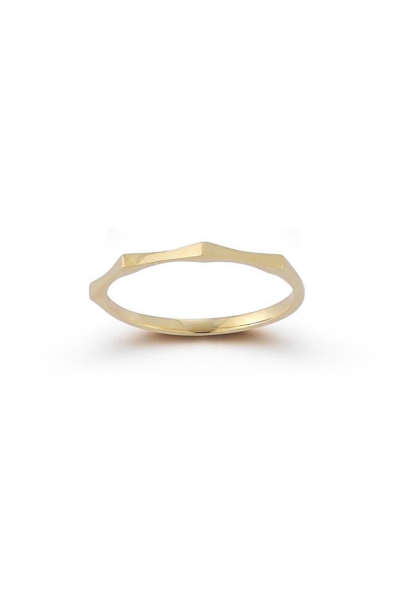 Faceted Thin Band Ring, Main, color, GOLD