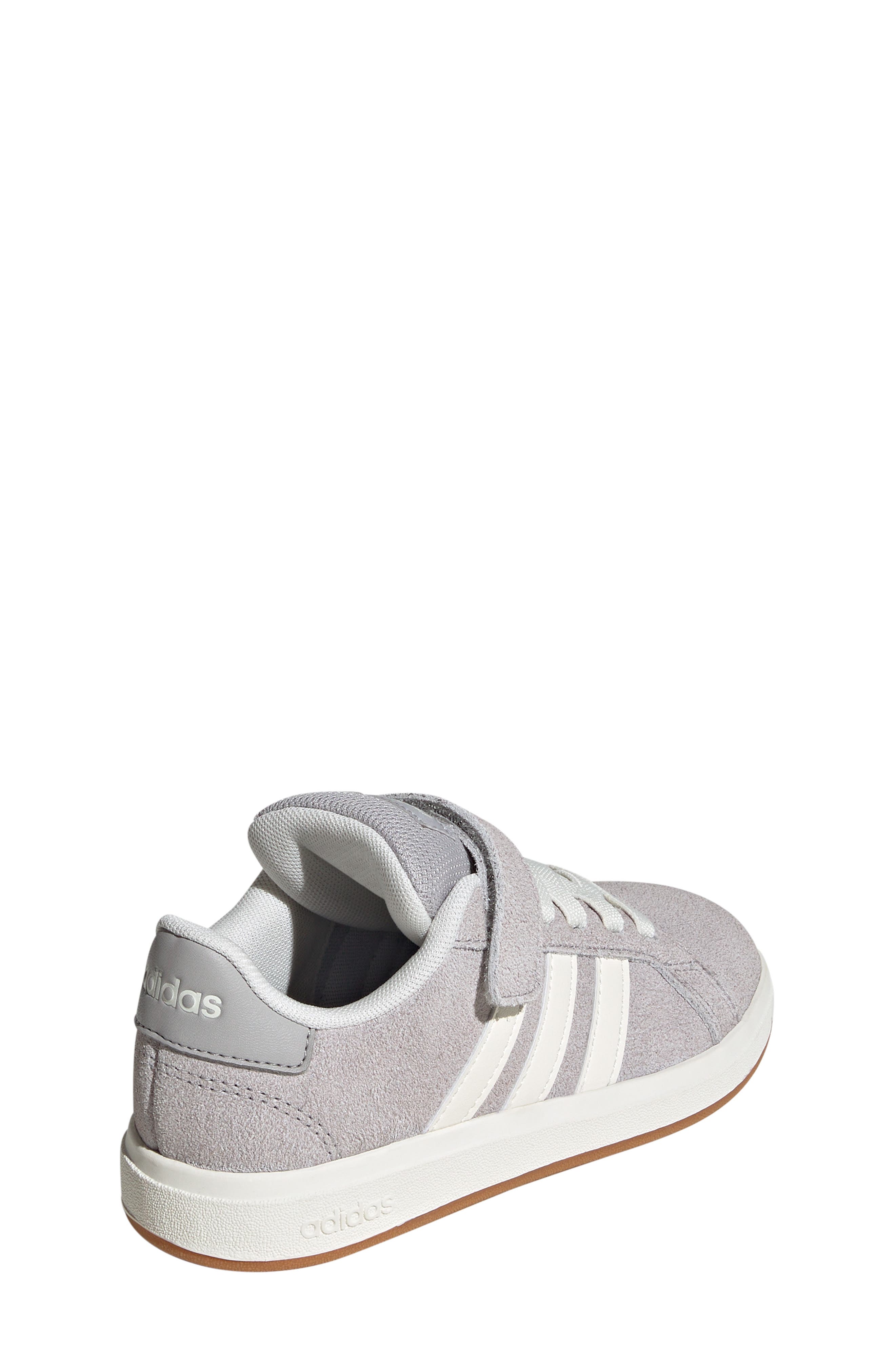 adidas Kids' Grand Court Sneaker, Alternate, color, Grey/ Off White/ Gum