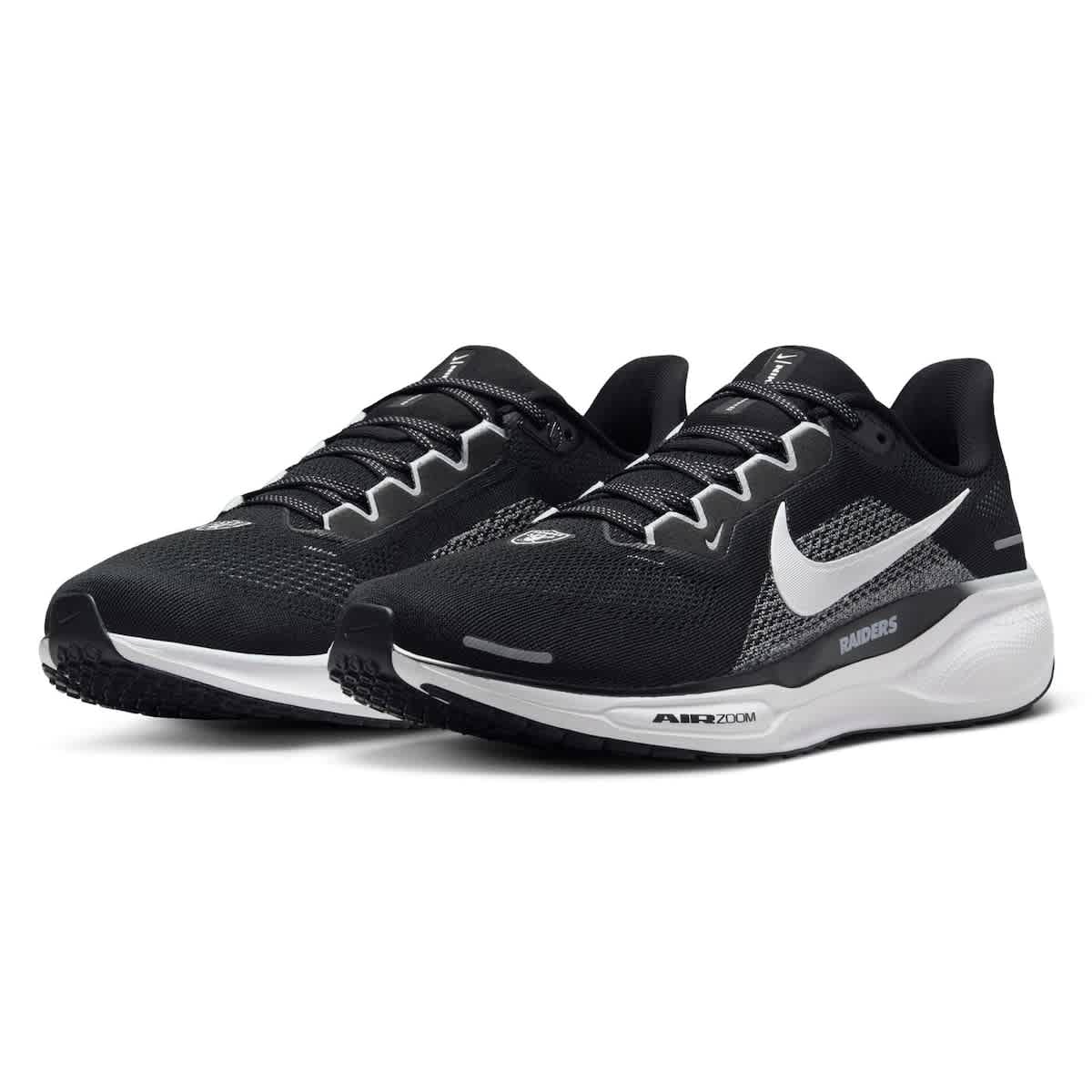 Nike Unisex Nike Black Las Vegas Raiders Zoom Pegasus 41 Running Shoes, Alternate, color, 