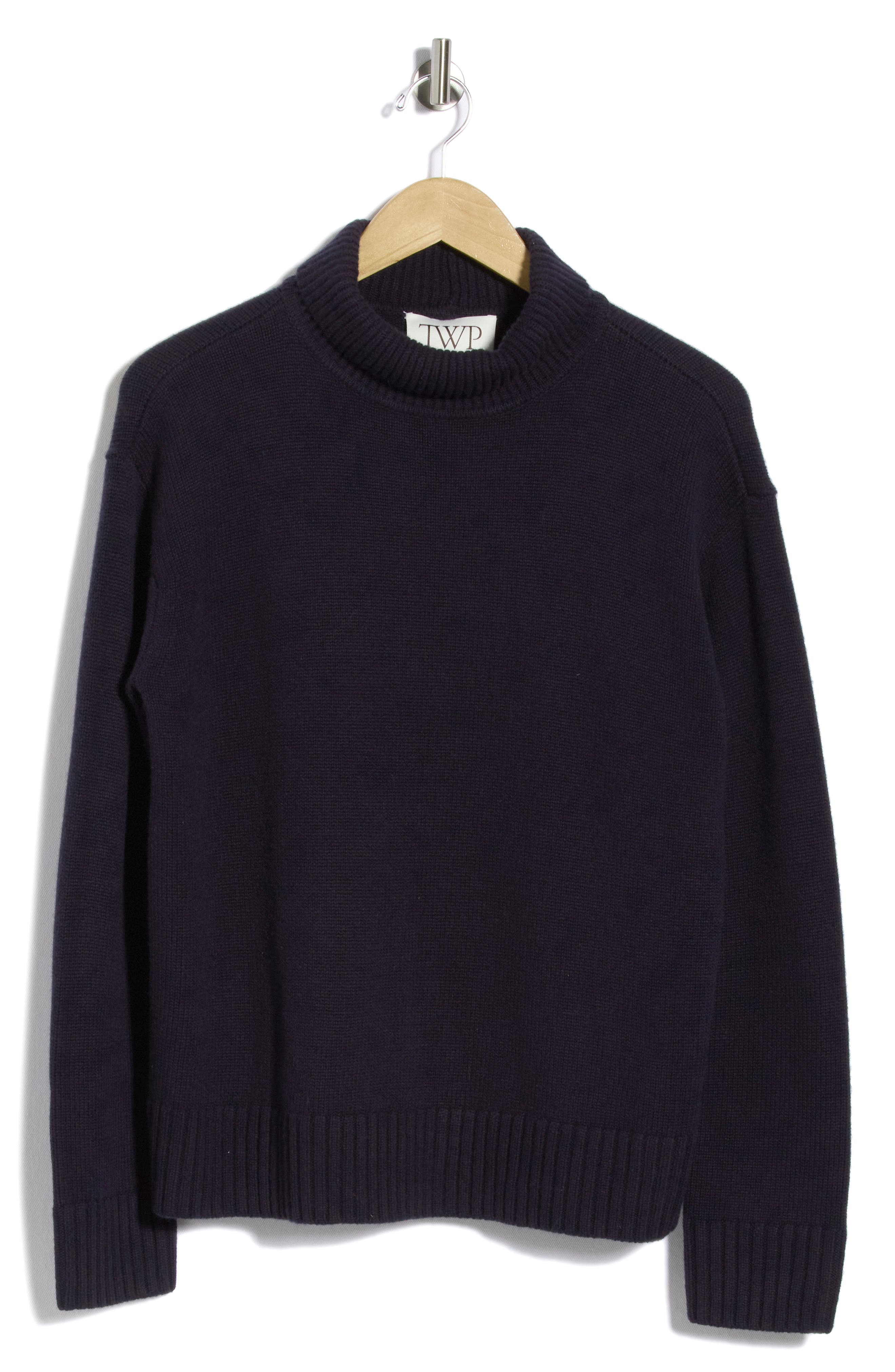 Grown-on Turtleneck Cashmere Sweater