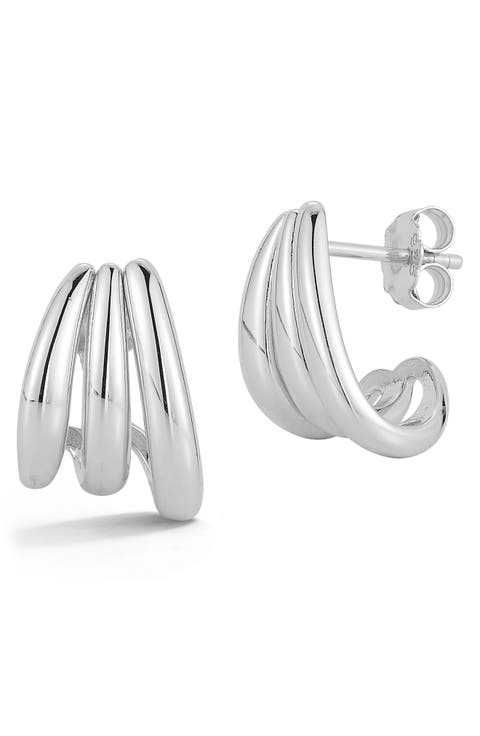 Triple Hoop Earrings