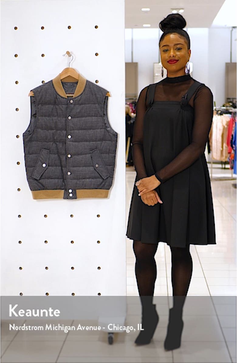 Quilted Wool Blend Vest, sales video thumbnail