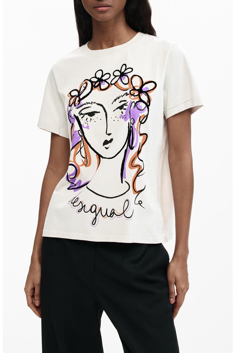 Graphic T-Shirt, Main, color, WHITE