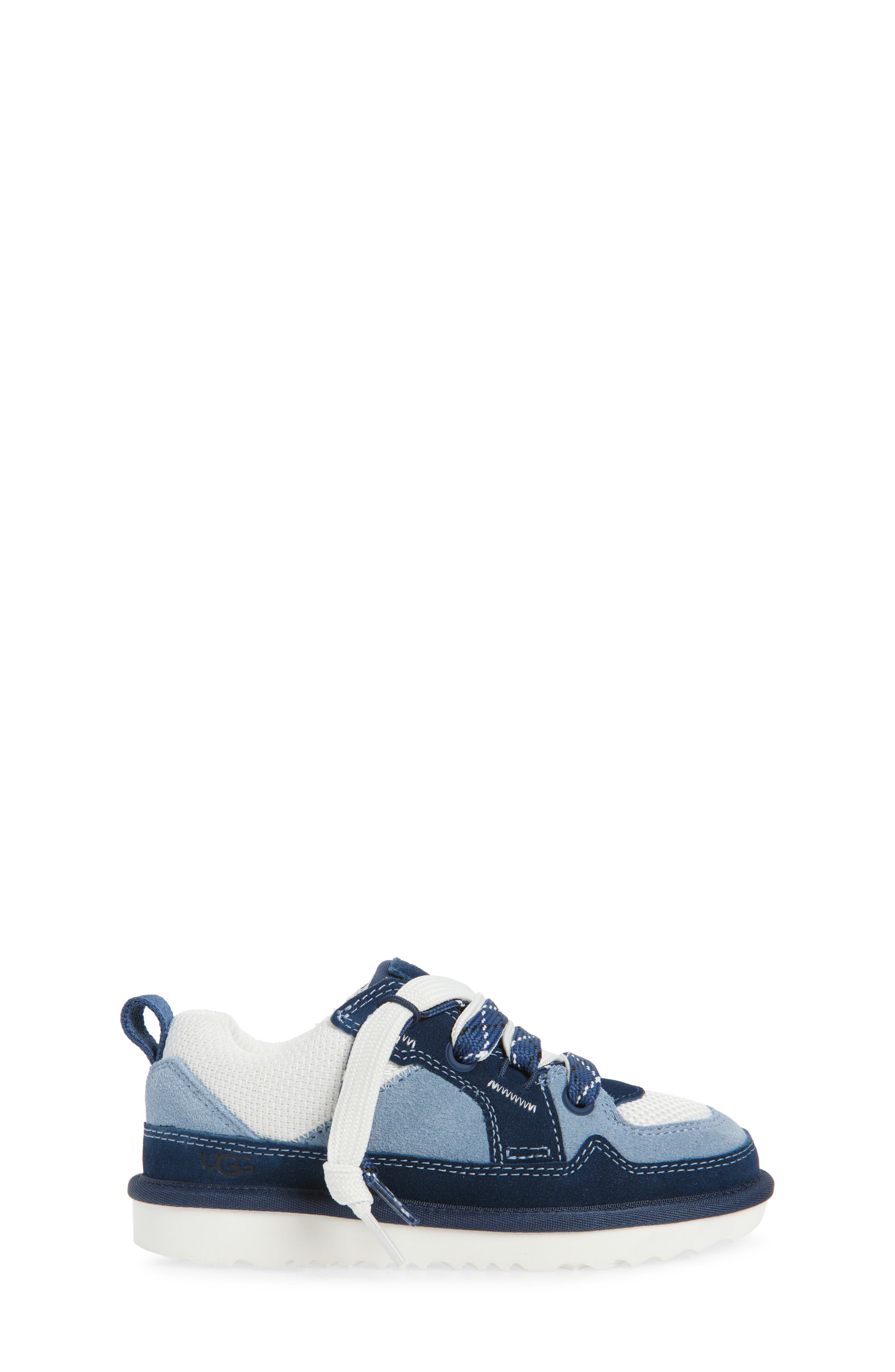 UGG<sup>®</sup> Kids' Lo Lowmel Sneaker, Alternate, color, Deep Ocean / Whale
