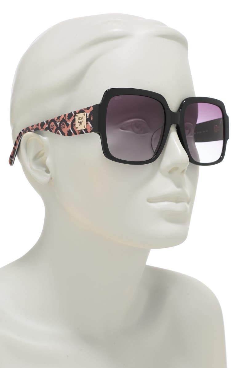 MCM 57mm Butterfly Sunglasses, Alternate, color,