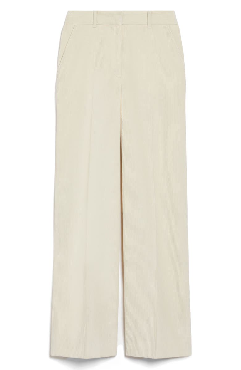Weekend Max Mara Tania Wide Leg Cotton Corduroy Pants, Alternate, color,