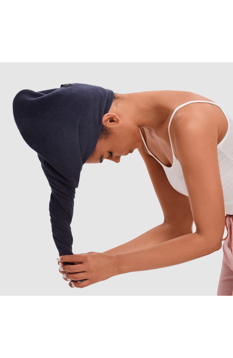 LUCE BEAUTY Adjustable Hair Towel Wrap - Eco-Friendly and Ultra-Absorbent, Alternate, color, Black