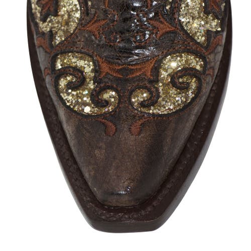 Nortalie The Aurora Western Cowboy Boot In Brown