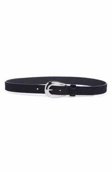 Genuine Calf Hair Western Tipped Belt