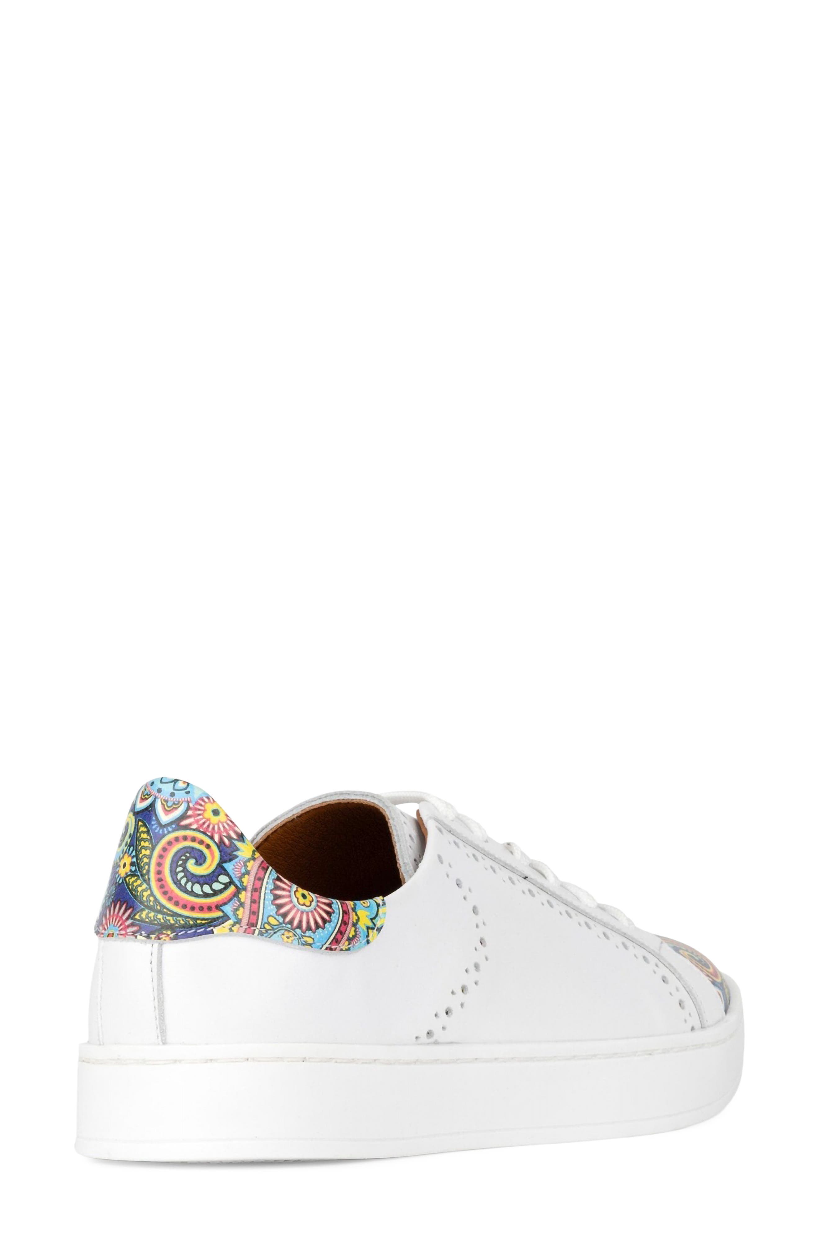 Serena Sneaker, Alternate, color, WHITE