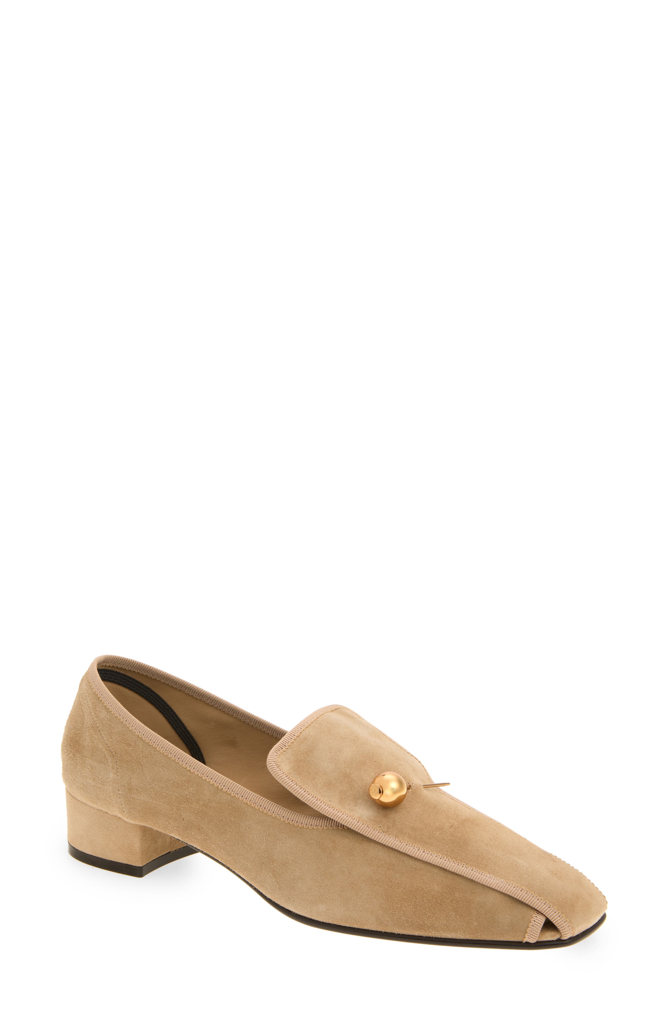 Showtime Suede Loafer, Main, color, SUEDE CALF BEIGE