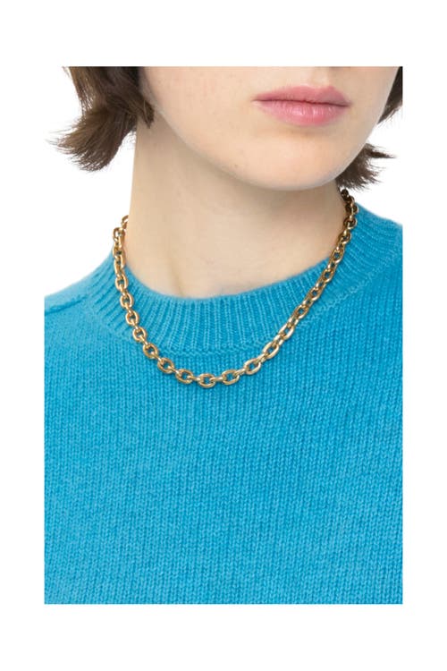 Burberry Charm Chain Necklace In Gold