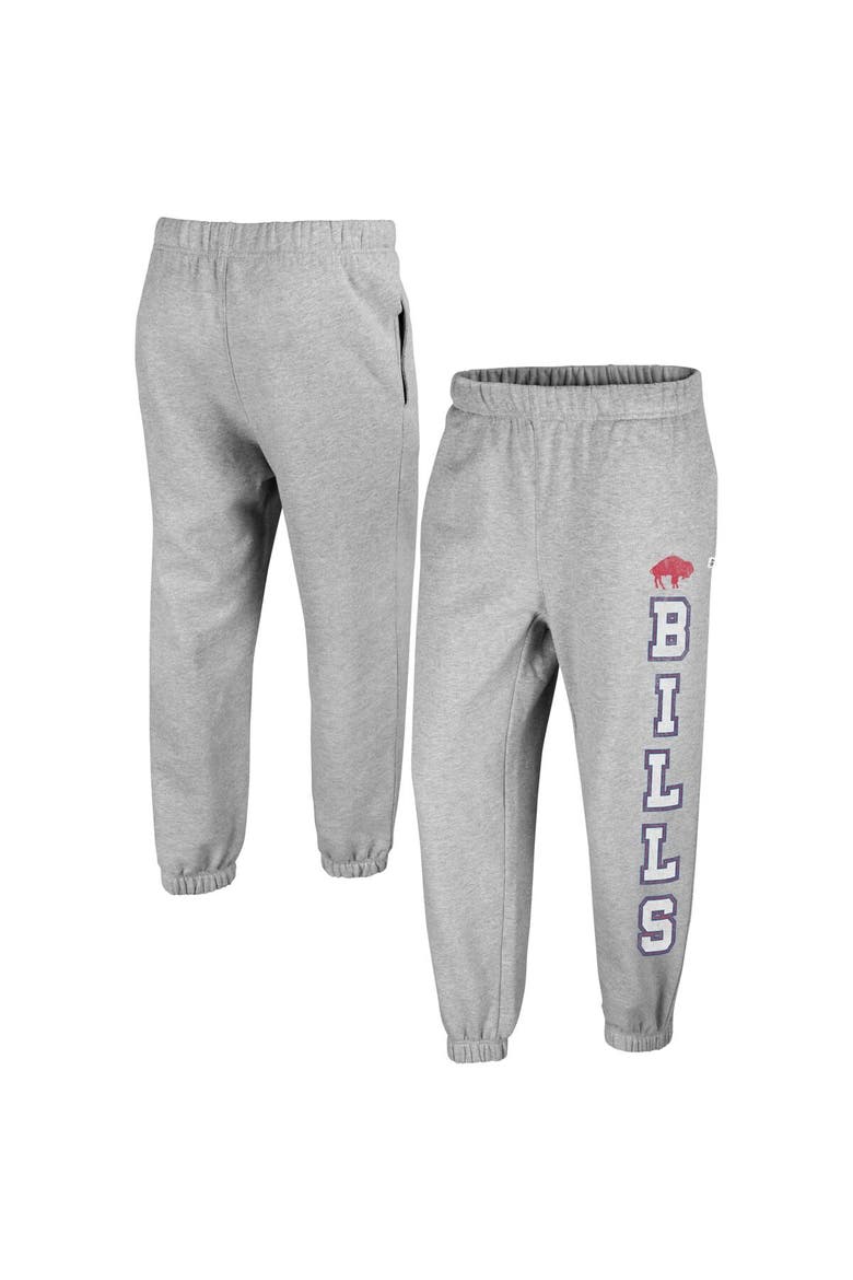 Women's '47 Gray Buffalo Bills Double Pro Harper Jogger Sweatpants, Alternate, color, Heather Gray