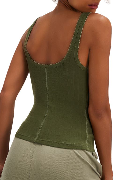 Free People End Game Pointelle Button-up Tank