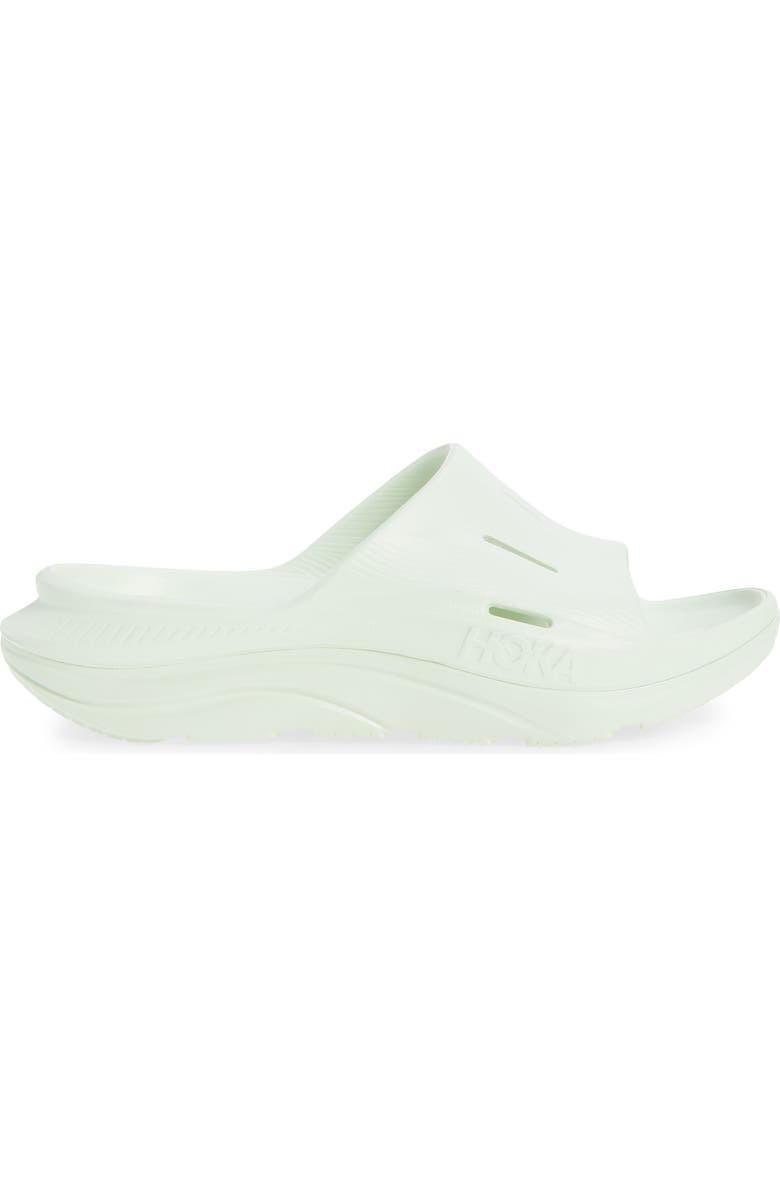 HOKA Ora Recovery Slide 3 Sandal, Alternate, color, Sea Glass / Sea Glass