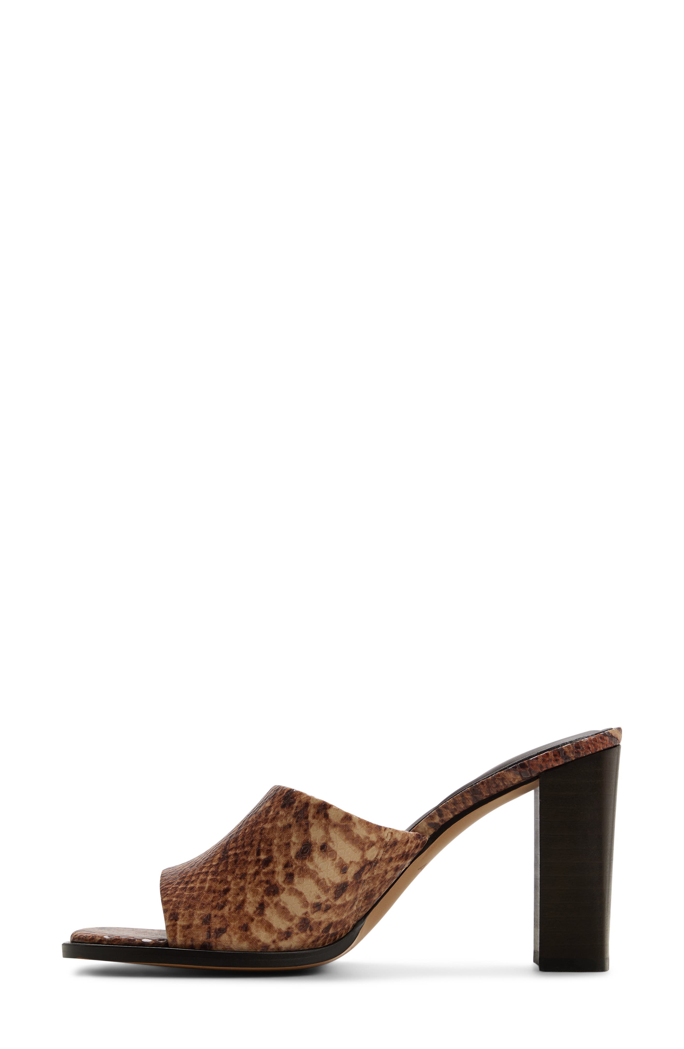 ALDO Sophia Slide Sandal, Alternate, color, Brown Multi