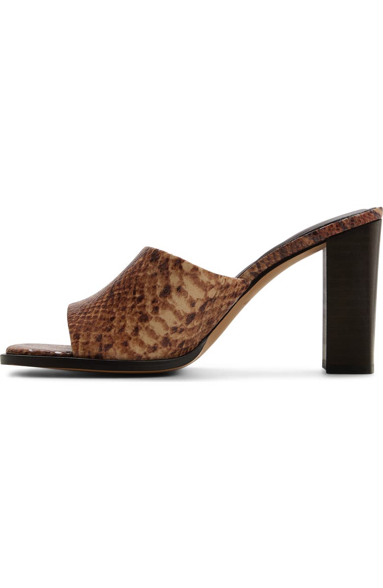 ALDO Sophia Slide Sandal, Alternate, color, Brown Multi