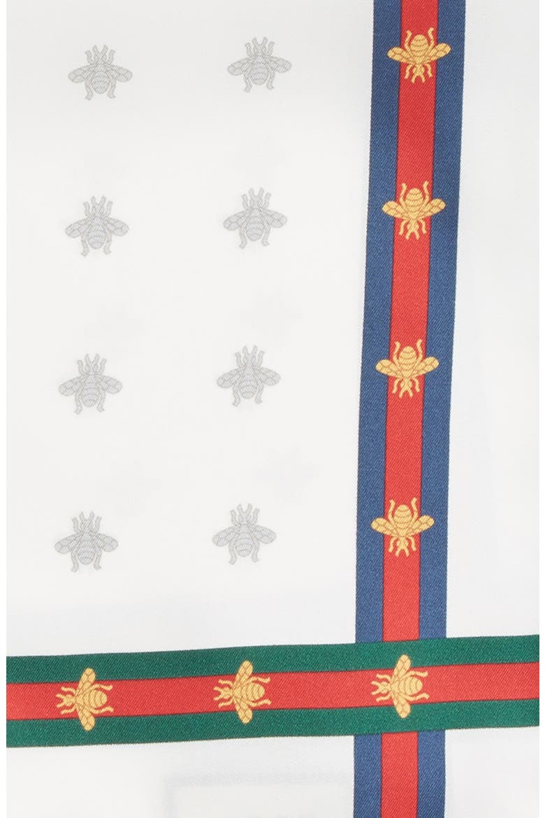 Runebis Silk Twill Pocket Square, Alternate, color, WHITE