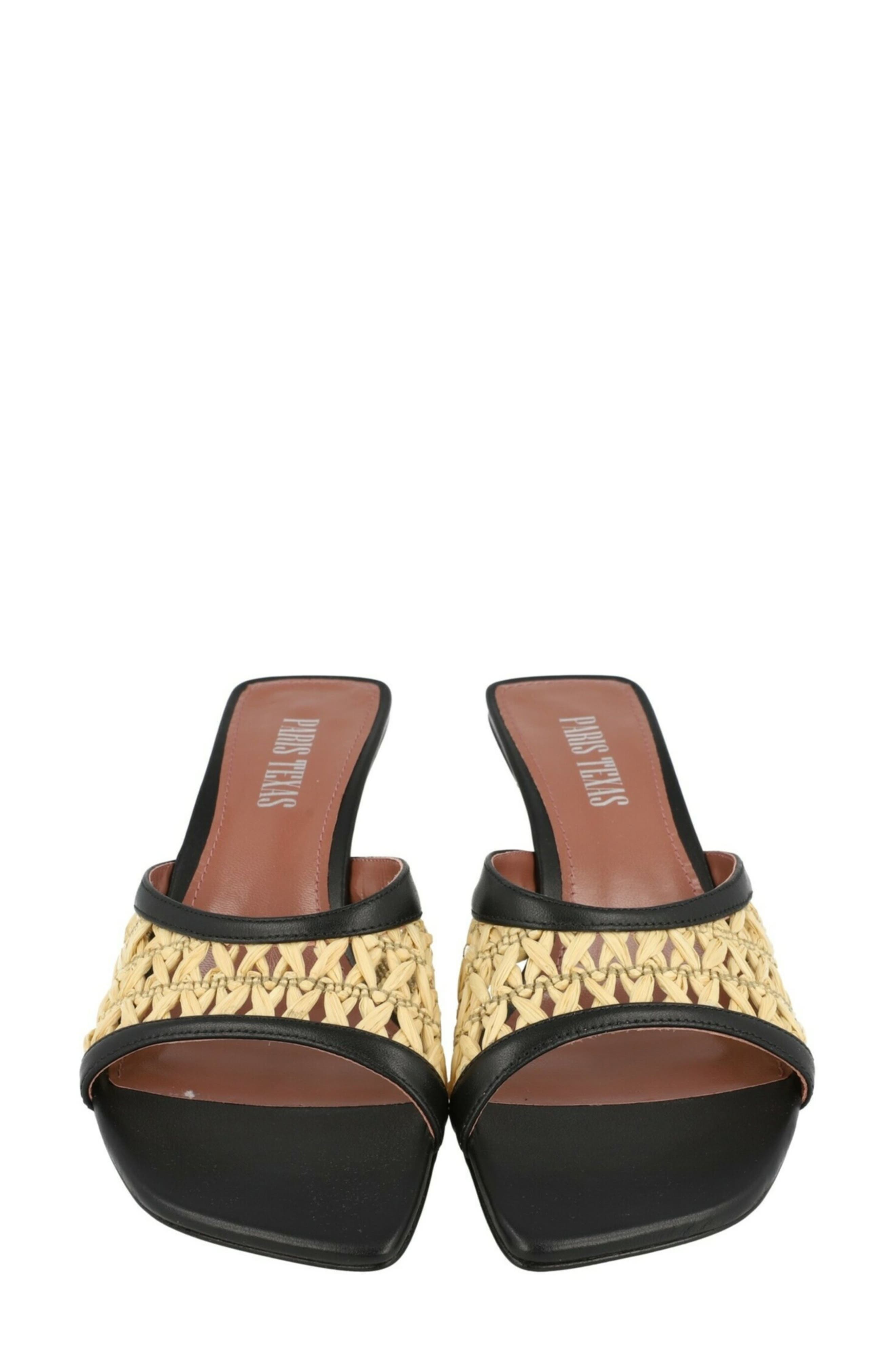 Paris Texas Lorena Slide Sandal, Alternate, color, Naturale-Black