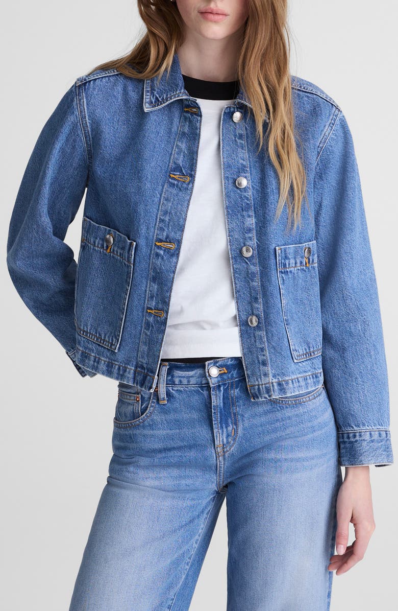 Madewell Denim Chore Jacket, Main, color, Midvale Wash