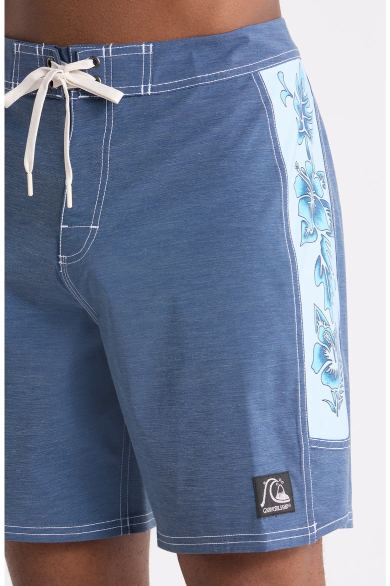 Original Arch 18" Water Repellent Board Shorts, Alternate, color, DARK DENIM