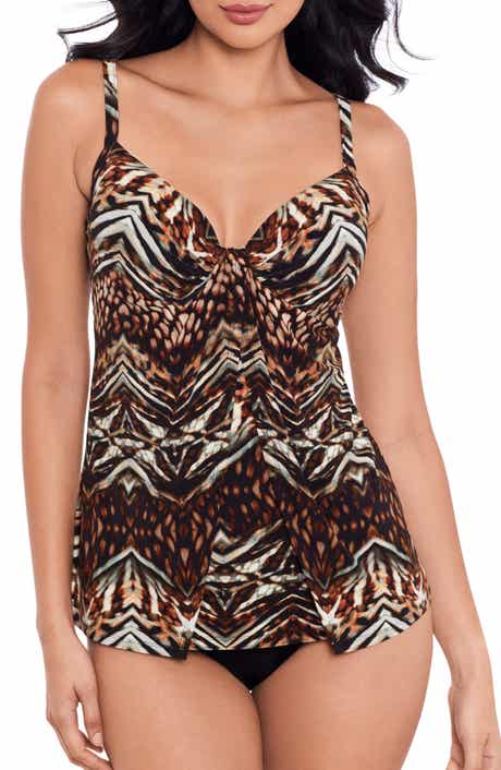 Miraclesuit® Tigress Gala Underwire Tankini Top