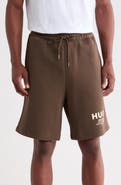 HUGO Nomario Cotton Sweat Shorts