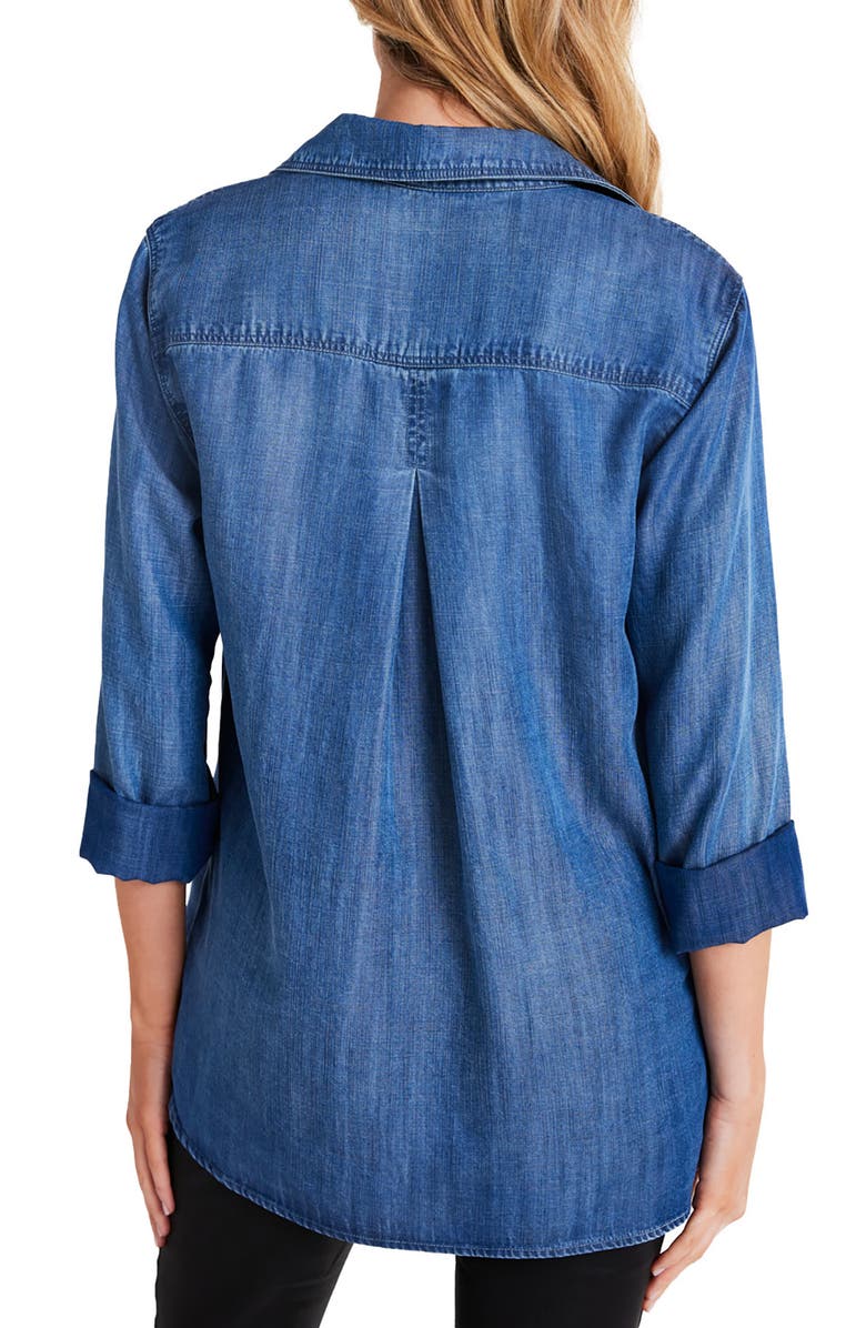 Bella Dahl Chambray Button-Up Shirt, Alternate, color, 