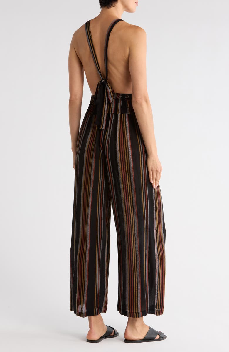 Amuse Society Encore Woven Jumpsuit, Alternate, color, Black