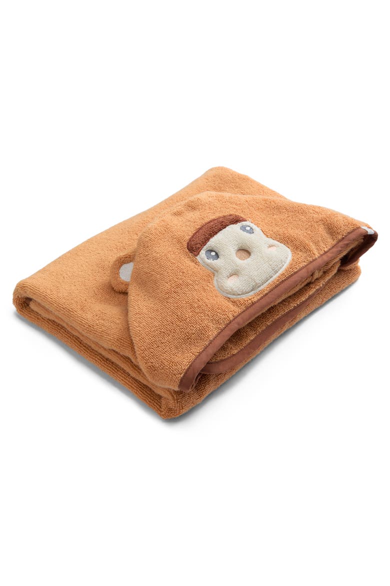 Monkey Baby & Kids Hooded Bath Towel, Alternate, color, Doe