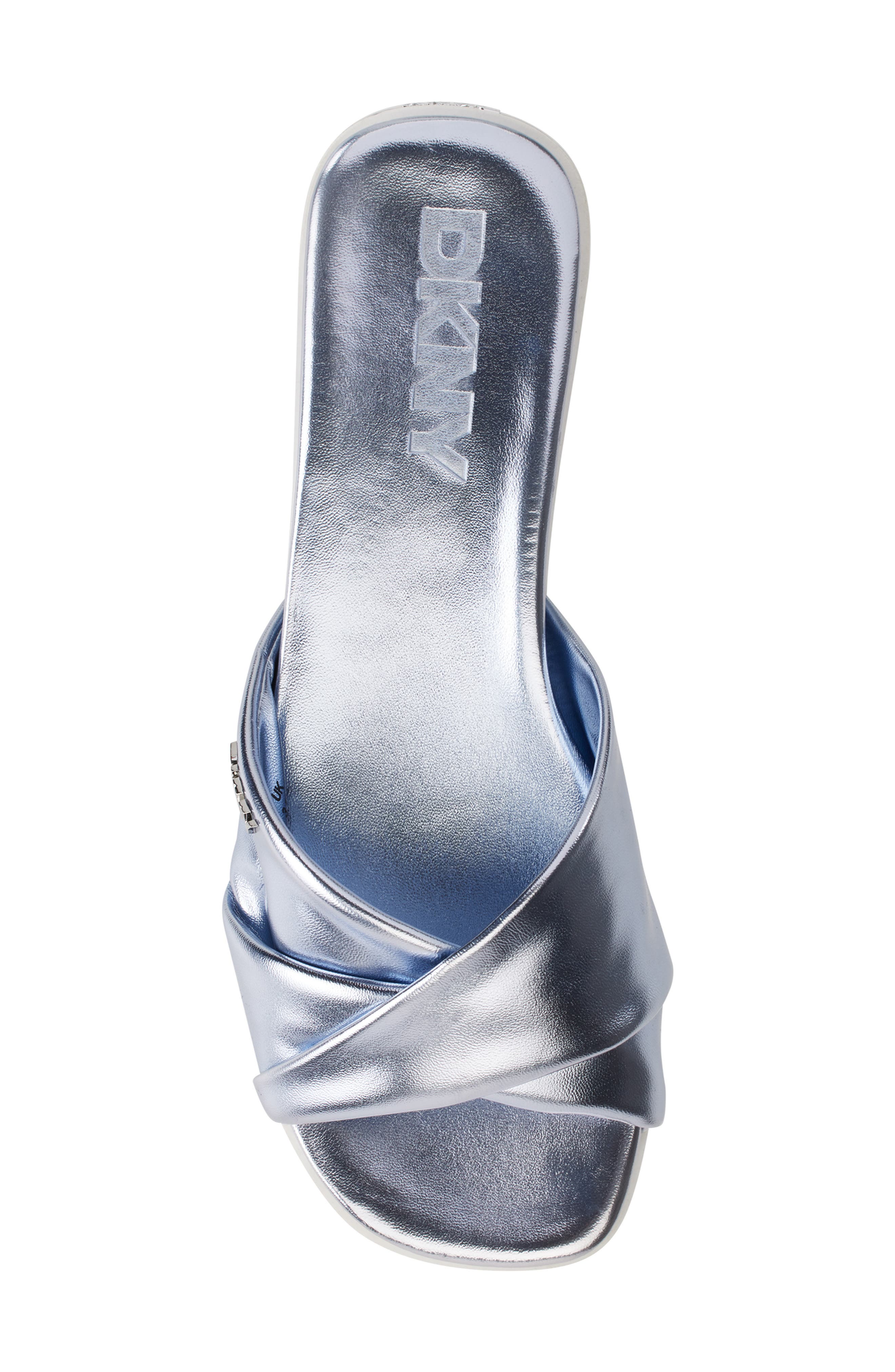 Jezebel Slide Sandal, Alternate, color, METALLIC BLUE