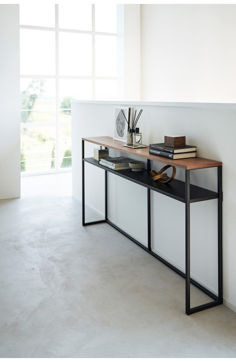 Yamazaki Long Console Table, Alternate, color, Black