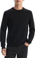 Theory Honeycomb Merino Wool Crewneck Sweater