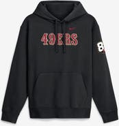 Nike Men's Nike Black San Francisco 49ers 80th Anniversary Goal Line Club Fleece Hoodie