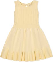Hope & Henry Kids' Organic Flounce Hem Tank Sweater Dress