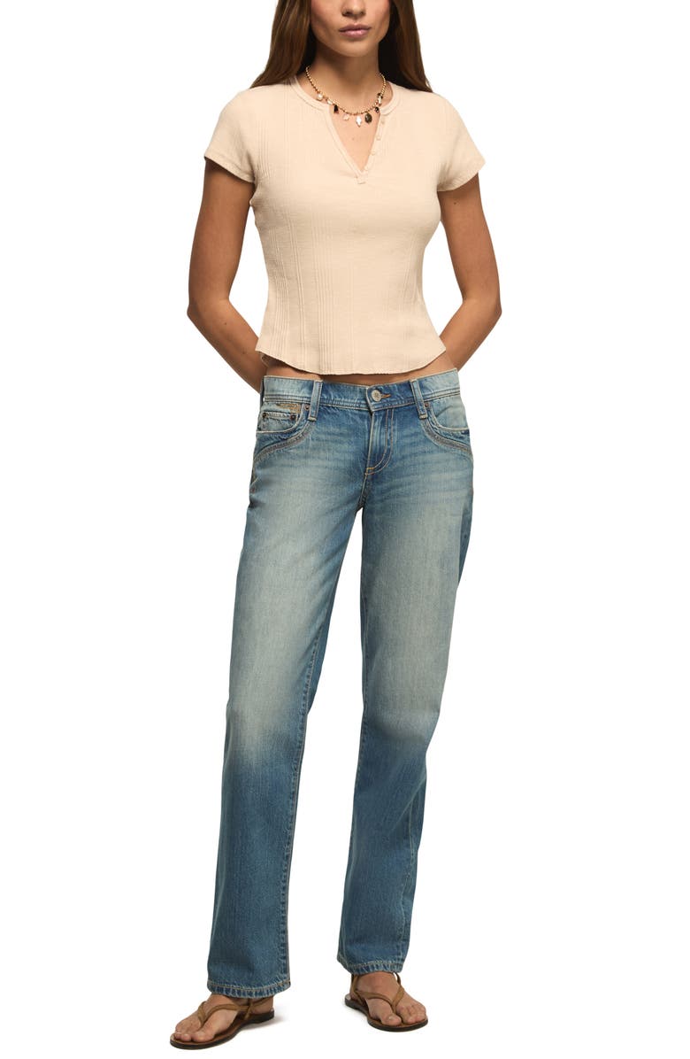 Lucky Brand Easy Rider Low Rise Straight Leg Jeans, Alternate, color, Warrant Wash