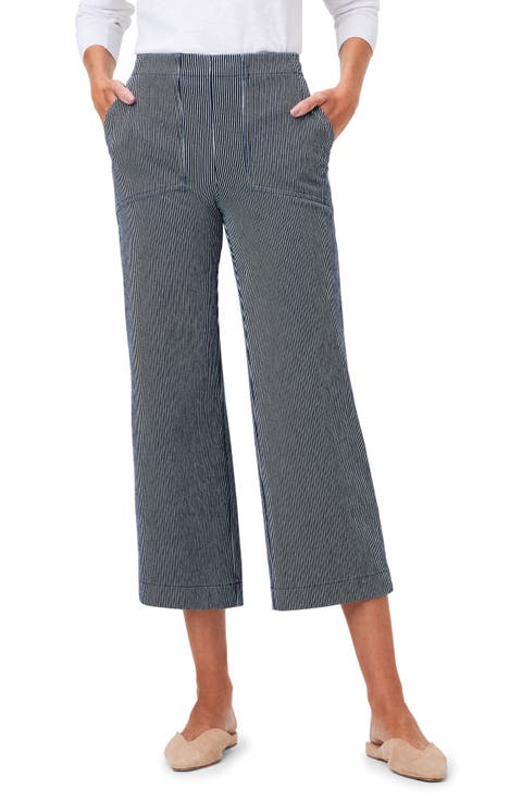 All Day Stripe Wide Leg Jeans