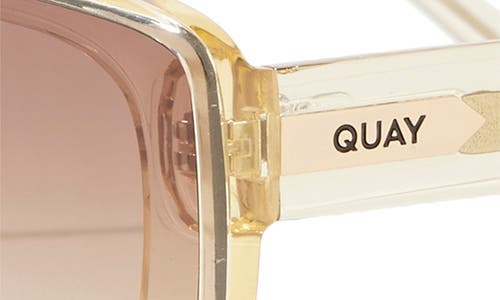 Quay Vibe Check 35mm Gradient Small Square Sunglasses