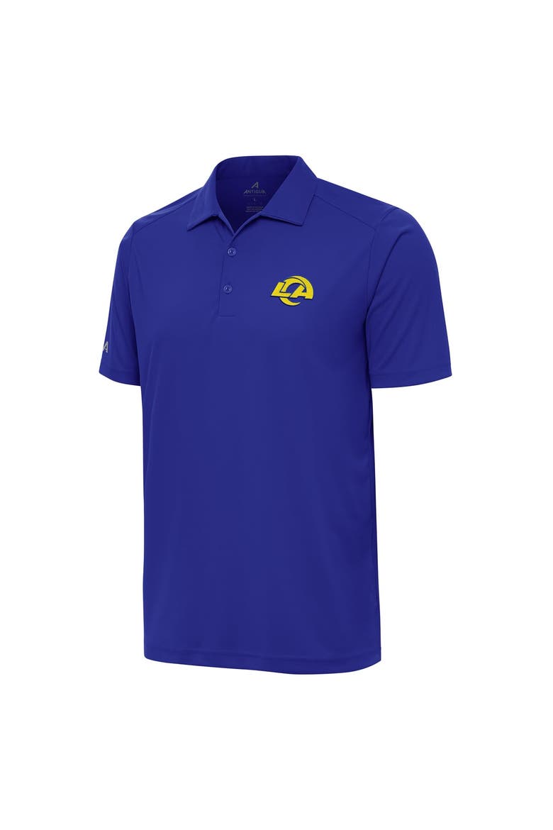 Men's Antigua Royal Los Angeles Rams Tribute Polo, Alternate, color, Royal