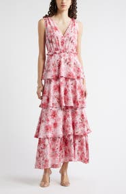 Chelsea28 Floral Tiered Maxi Dress