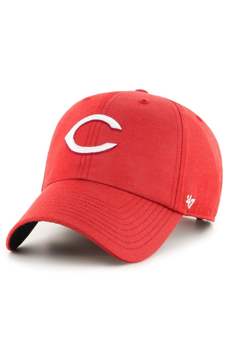 '47 Men's '47 Red Cincinnati Reds Oxford Tech Clean Up Adjustable Hat, Main, color, 