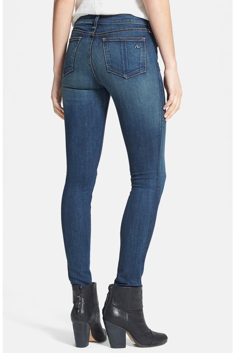 rag & bone/JEAN Skinny Stretch Jeans, Alternate, color, PRESTON