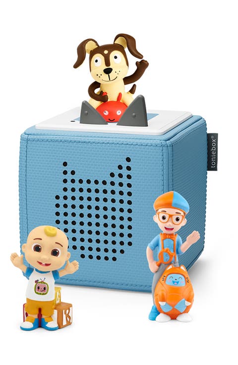 Blue Toniebox Playtime Puppy Starter Set & ® 2-Pack Tonie Audio Character Bundle