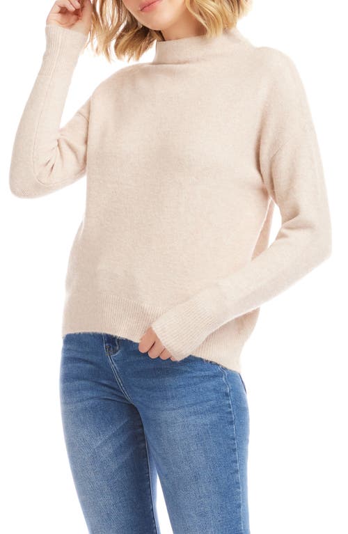Karen Kane Funnel Neck Sweater In White