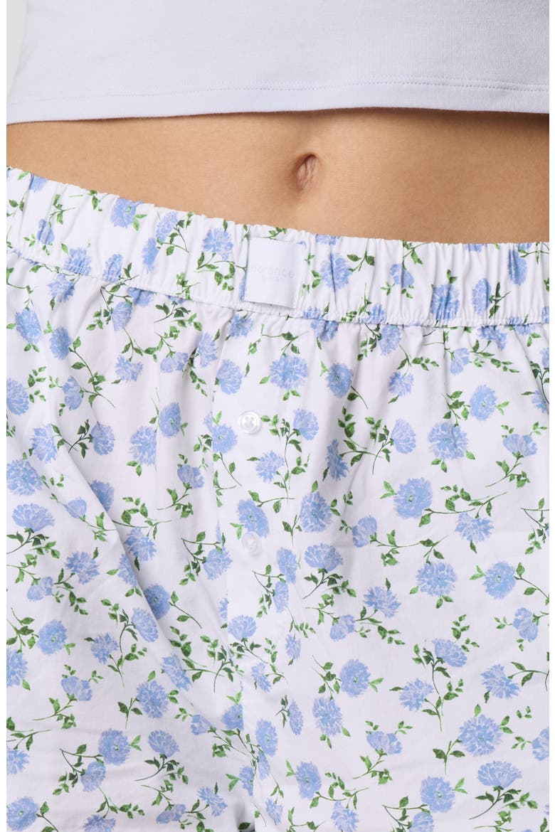 Classic Cotton Blend Boxer Shorts, Alternate, color, PEONIE