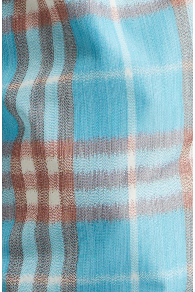 Check Swim Trunks, Alternate, color, ATOM BLUE IP CHECK